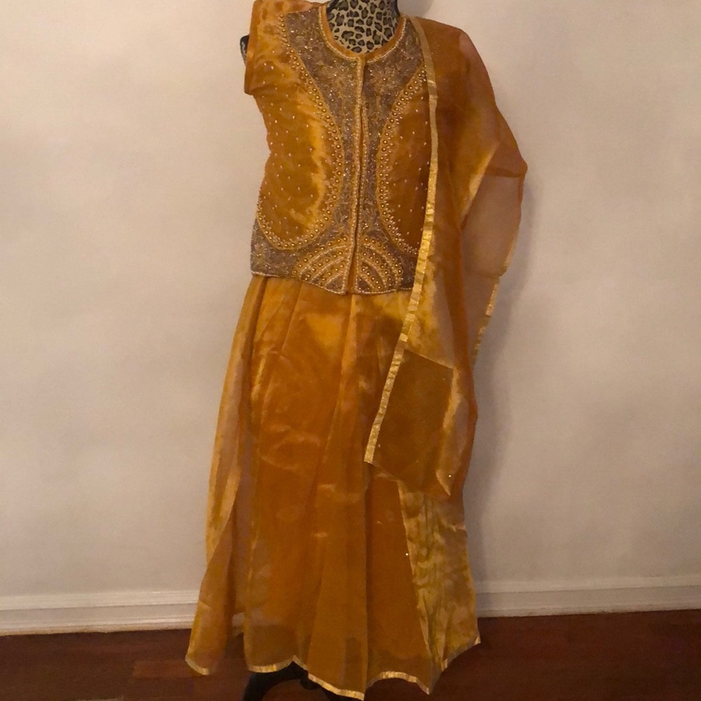 Gold Lehenga-worn